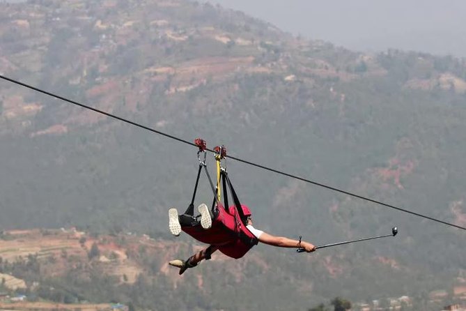 Kathmandu: Zipline Adventure in Dhulikhel with Pickup & Lunch - The Classic Zipline in Dhulikhel: 1100m, 110 km/h, and a 240-foot drop