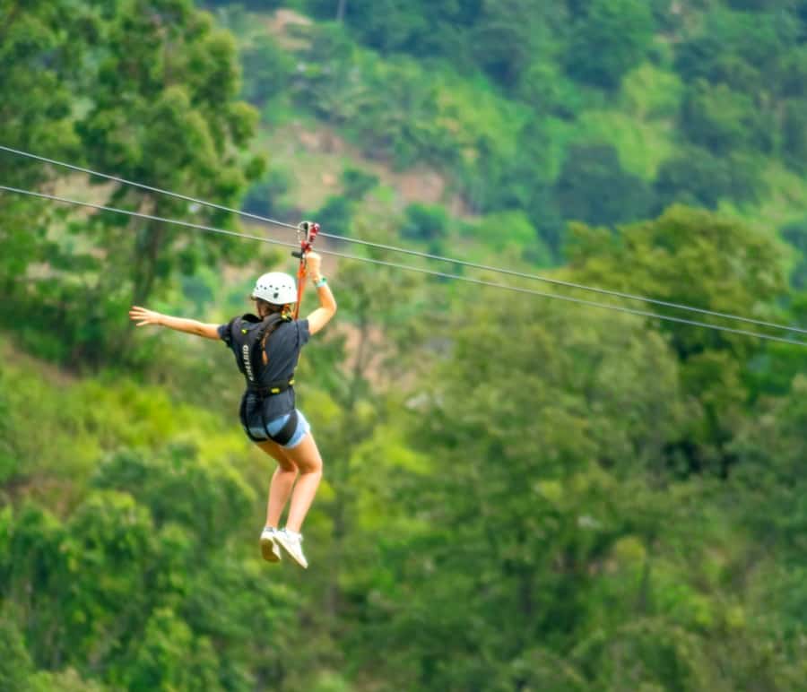 Ko Samui: Tree Bridge Jungle Zipline and Waterfall Adventure - Gear up with safety training that actually feels real