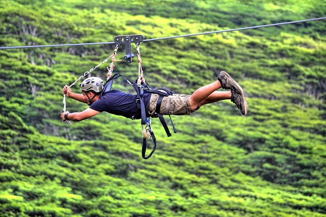 Koloa Zipline in Kauai - The Course Itself: Eight Tracks Over Waita Reservoir