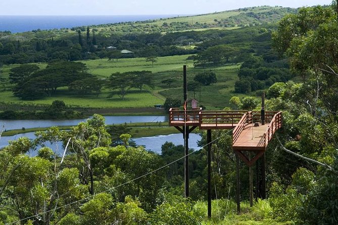Koloa Zipline in Kauai - Old Koloa Sugar Mill and the Koloa Stops