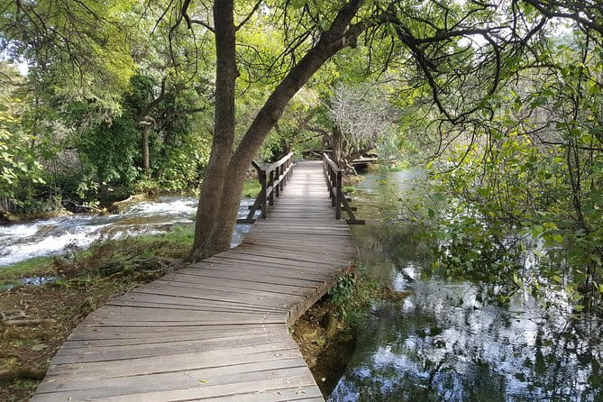Krka National Park & Zipline Šibenik - Čikola Canyon - Visovac island panoramic view: the calm breather