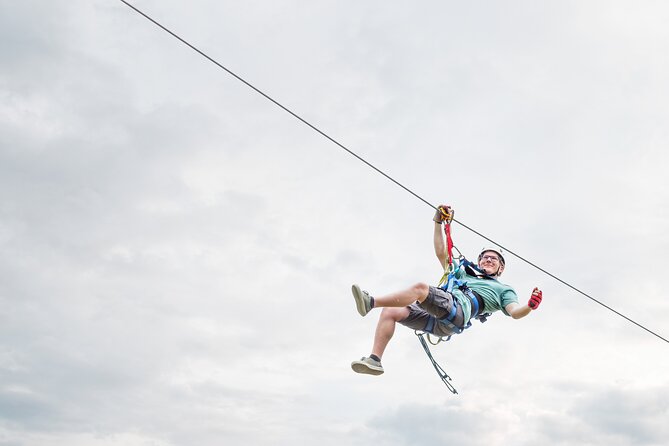 Minnesota's Premiere 7 Line Zipline Experience - The 65-foot suspension bridge: your Indiana Jones moment