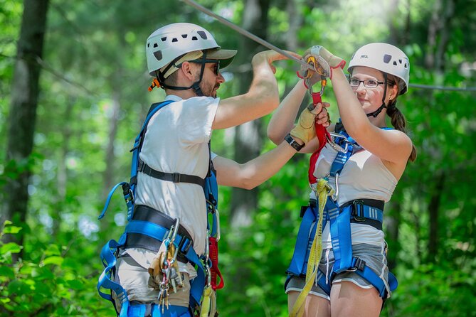 Minnesota's Premiere 7 Line Zipline Experience - Ground School: learning the gear before you ever zip