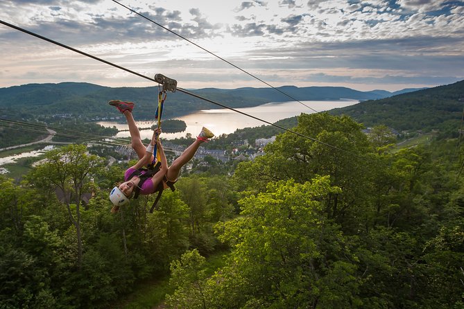 Mont Tremblant Guided Zipline Tour - The walking and climbing part: stairs and moderate trail hiking
