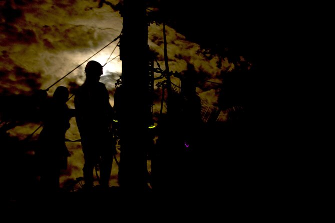 Night Zipline: 3 Zipline Adrenaline Adventure - Included Extras: Snacks, S’mores, and That Campfire Finish