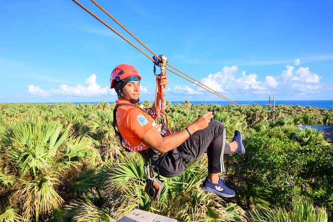 Ocean Zipline Adventure in Puerto Plata at Coconut Cove Beach - Private beach time: where you land after the ride