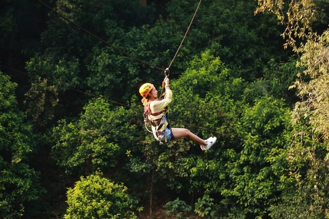 One Day Guided Tour: Kayaking, Zipline & Tubing In The Cave from Vang Vieng - Nam Song River kayaking (plus tubing-style floating)