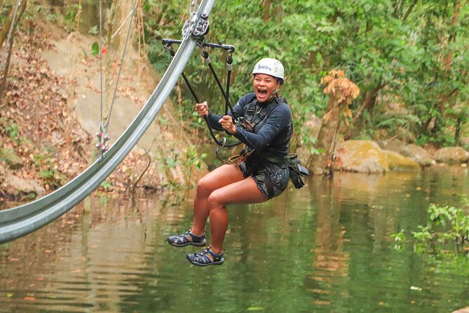 Outdoor Ziplining, Waterfalls & Speed boat in Puerto Vallarta - Waterfall Rappels and Jungle Water Play: Wet, Wild, and Quick
