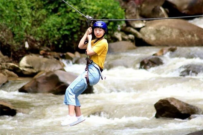 Phang Nga Tour with White Water Rafting and Zipline - Flying Fox zipline: 150 meters of forest speed