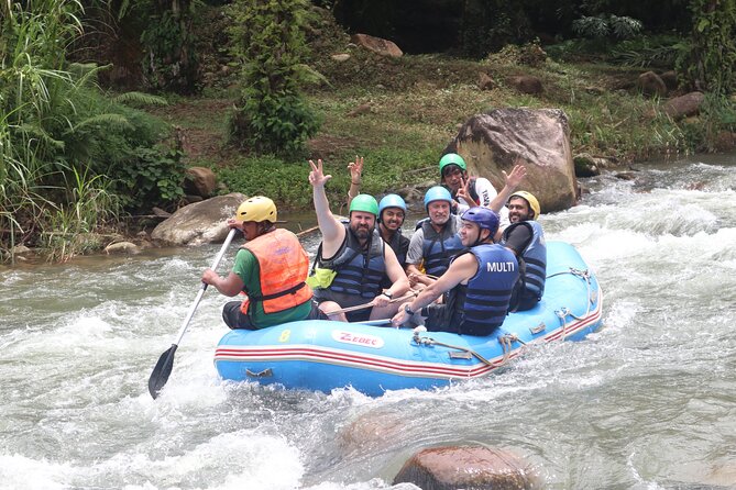 Phuket Adventure with White Water Rafting, Monkey cave and Zip Line+Optional ATV - The rafting camp: training first, then a 5 km run