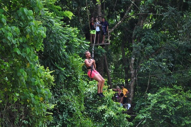 PHUKET-PHANG NGA: White Water Rafting 5 km-ATV-Zipline-LNH - Lunch, drinks, and fruit: your real performance fuel