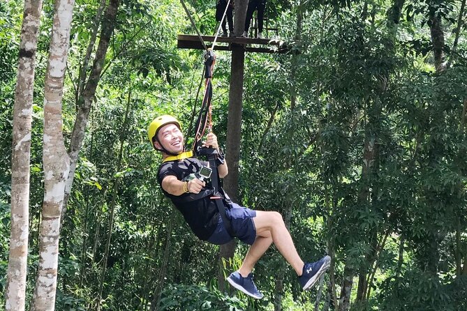 Private Tour To Kong Forest Included ATV and Flying Zipline Activity - ATV safari on solid quad bikes: control, ages, and seating