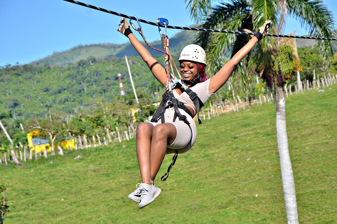 Punta Cana Zip Line, horse riding & Buggy - 8 zip lines with a hanging bridge over the jungle
