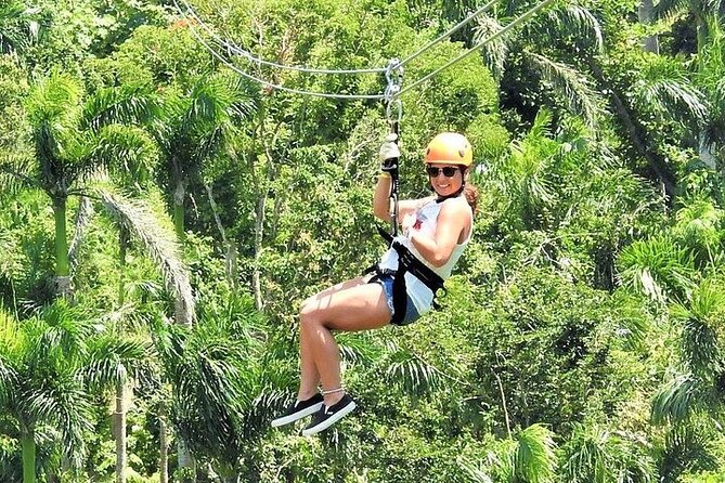 Rainforest Zipline, Luquillo Beach, and Natural Springs Day Trip - Rio Grande zipline park: gear, stations, and real safety coaching