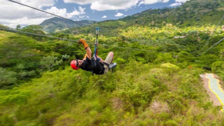 Rainforest Ziplining Adventure - Flying the rainforest canopy: your route across 8 cables