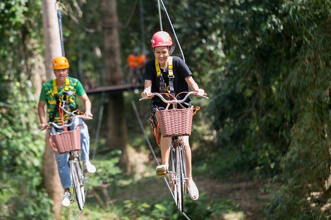 Samui Zipline Explore and Connect with Nature - The Course in Plain English: Staircase, Abseiling, and 16–18 Platforms