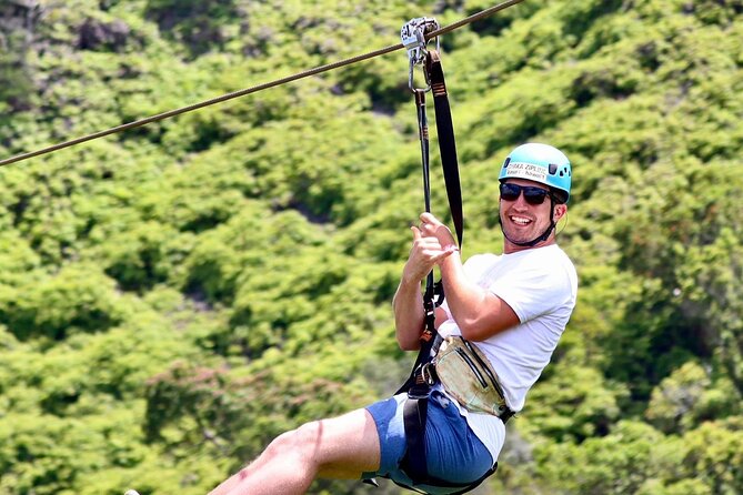 Shaka Zipline: 8 Line Zipline Tour (80 - 260 lbs) - Poipu Shopping Village pickup: how the day starts