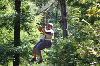 Small-Group Zipline Tour in Hot Springs - The 850-foot, 70-foot-high line: why the big one is the whole point