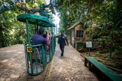 St. Lucia Zip line, Aerial Tram and Hiking tour Ultimate 3 - The aerial tram ride: the calm route to better photos