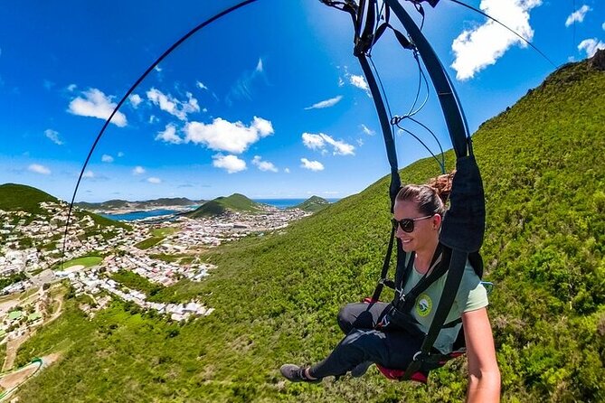 St Maarten Full Combo: Flying Dutchman, Zip Line & Schooner Ride - Flying Dutchman: world-steepest zip line energy, with real height change