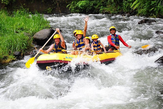 Telaga Waja River Rafting Bali & Zipline (Less Stairs) - Waterfall Stop and Photo Moment at Mid-Route