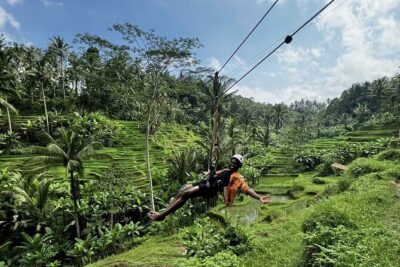 Ubud: ATV Rafting + Zipline, Swing, Sky Bike in Bali Rice Terrace - River rafting with a safe, managed feel: wet rapids and jungle vibes