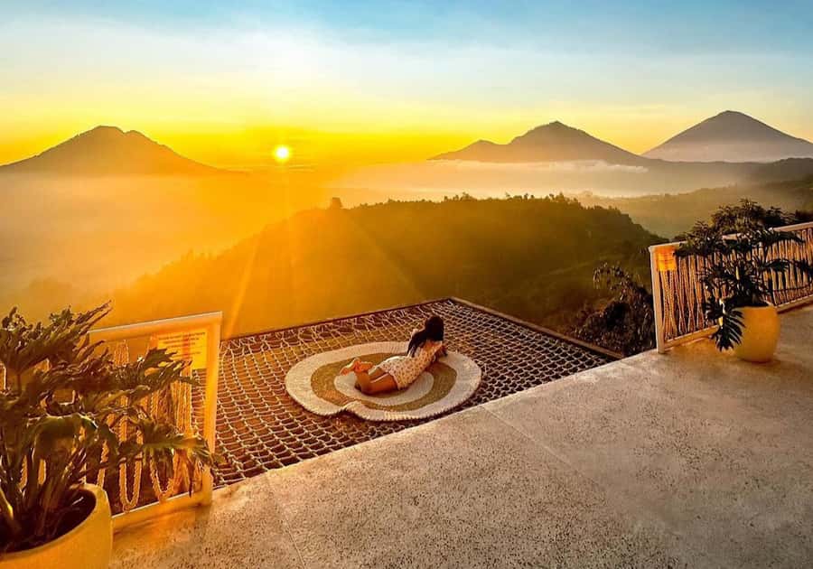 Ubud: Batur Cafe Sunrise, Zip-Line & Cretya Day Club Tour - Goa Raja Waterfall and Tegalalang Rice Terraces: Scenic Stops That Don’t Feel Like Busywork