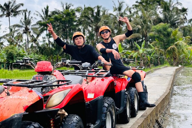 Ubud Zip-Line Adventure, Rice Terrace & ATV Quad Bike - Lunch, shower, and practical comfort after muddy fun