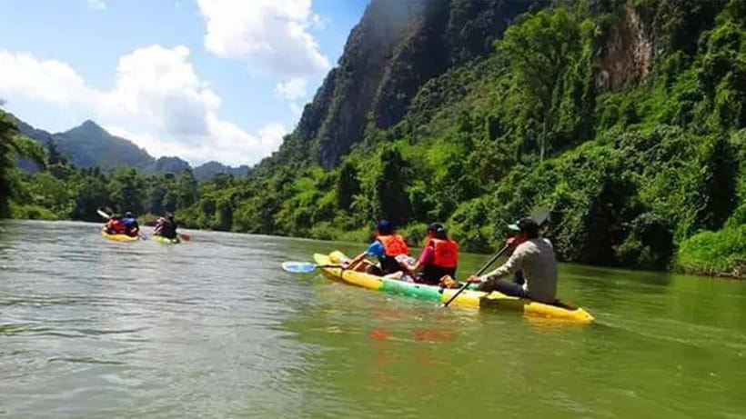 Vang Vieng: Hot Air Balloon,Kayak,Zipline,Blue lagoon1 Tour - Hot Air Balloon Over Vang Vieng: Sunrise vs Sunset Timing