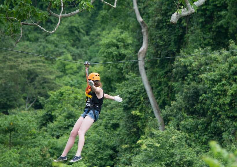 Vang Vieng: Kayaking & Cave Tubing with Zip Line/Blue Lagoon - Kayaking the Nam Song River feels like the point