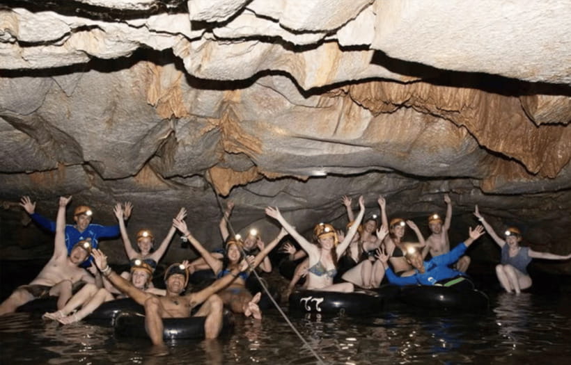 Vang Vieng: Kayaking&Zipline&Water Cave&Tham Chang tour - Tham Chang Cave Tubing: Tires, Water, and the Fixed-Rope Part