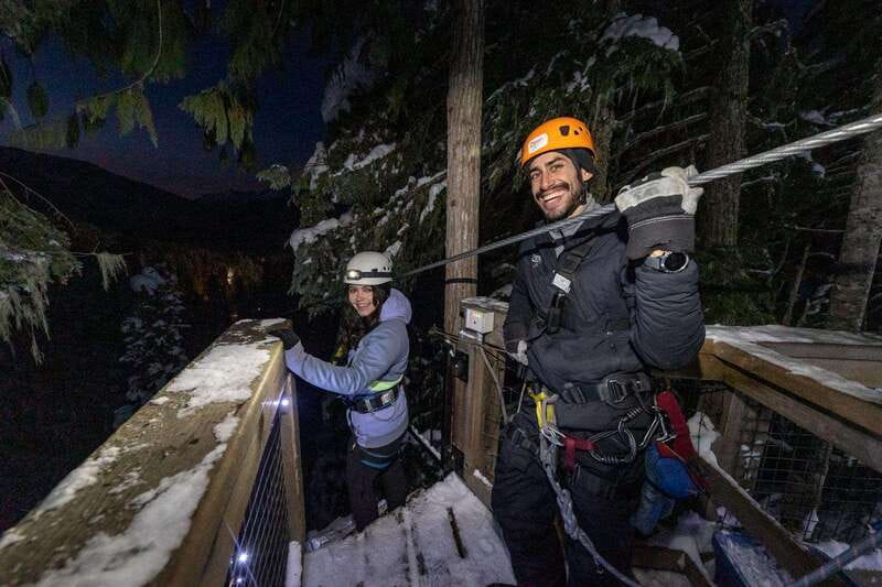 Whistler: 2-Hour Evening Zip Line Adventure - Where to meet in Whistler: Carleton Lodge in the village
