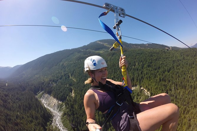 Whistler Sasquatch® Zipline - The Route in Plain English: Blackcomb Up, Zip Across, Whistler Village Down