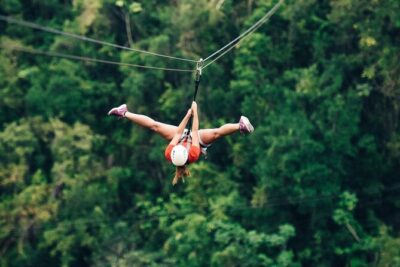 Zip Line Adventure or Zipline (Canopy) in Punta Cana - The 7 parallel cables: what the racing setup actually means