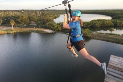 Zip Line Adventure over Tampa Bay - The Rappel Finish: The Part That Makes It Feel Like a True Adventure
