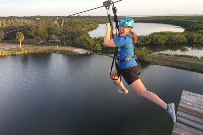 Zip Line Adventure over Tampa Bay - The Rappel Finish: The Part That Makes It Feel Like a True Adventure