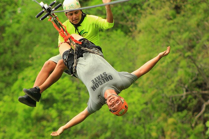 Zip Line for Cruise Ship Passengers, Puerto Vallarta Jungle Adventure - The zipline course: 8 flying runs, big views, and plenty of uphill walking