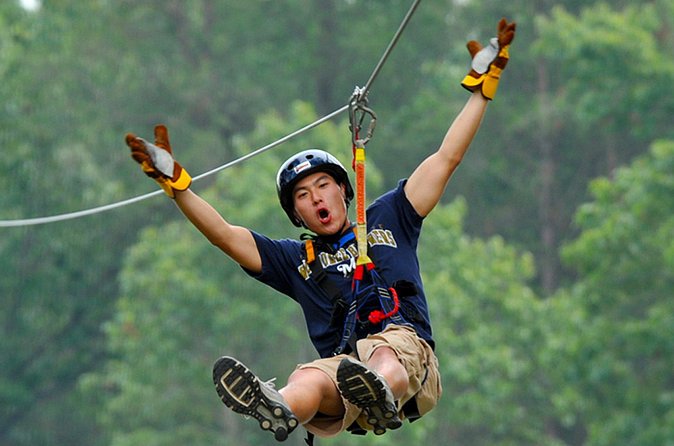 Zip Line - Half Day Trip - Flying the course: six lines, multiple moments of speed