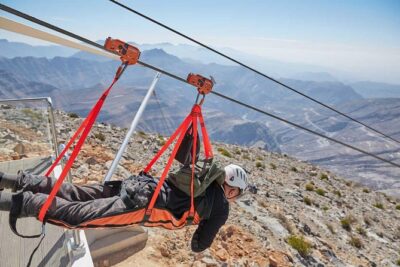 Zip Line Jebel Jais: World Longest Zip Line Dubai - Safety Gear and the Professional Team You’re Close to