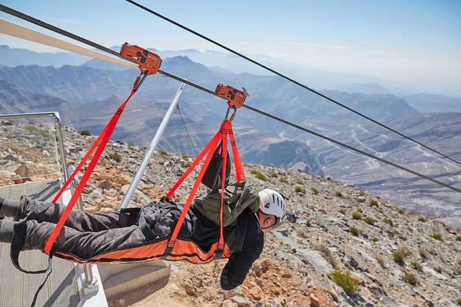 Zip Line Jebel Jais: World Longest Zip Line Dubai - Safety Gear and the Professional Team You’re Close to