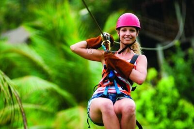 Zip Line or Canopy Zip Line Tours from Punta Cana - The 7-line circuit: dual cables, lifeline release, and how you’ll ride