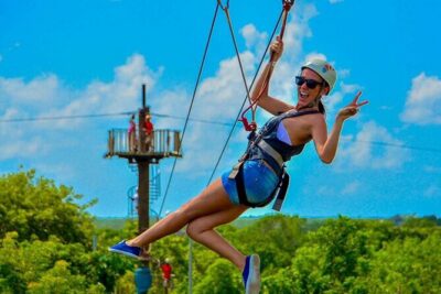 Zip Line or Zip Line Canopy Adventure in Punta Cana - Guides, Safety Checks, and Carbon-Fiber Cables