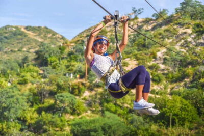 Zip-line outdoor adventure the ultimate experience - Safety briefing and gear: what you get before you fly