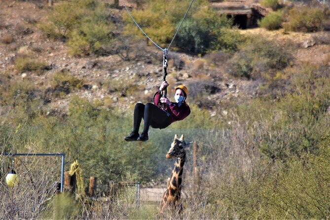 Zip Line Tour at Out of Africa Wildlife Park in Sedona,Camp Verde - Getting there from Sedona: easy enough to fit a day