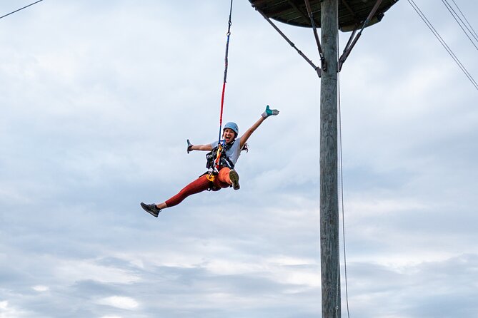 Zipline Adventure in Galena, Illinois - The 40-Foot Rappel and the 140-Foot Sky Bridge Crossing