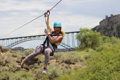 Zipline Adventure in the Snake River Canyon - The Four-Line Course: What You’ll Feel, and How It’s Set Up