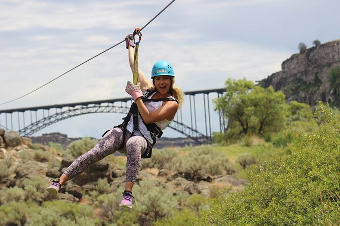 Zipline Adventure in the Snake River Canyon - The Four-Line Course: What You’ll Feel, and How It’s Set Up
