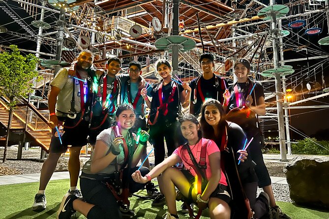 Zipline and Adventure Tower at Ryze Adventure in Missouri - The 40-Foot Free Fall and Observation Deck Timing