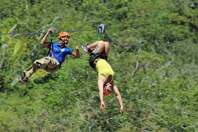 Zipline & ATV Jungle Adventure Combo - The El Nogalito Magical Garden Finish: Tequila Tasting and a River Swim