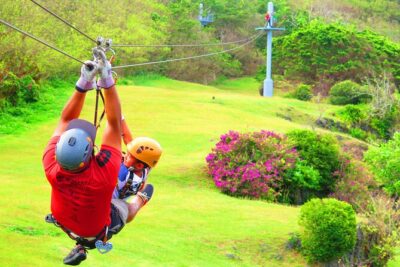 Zipline + Beach Package - Getting to Guam Adventures Beach House in Tumon